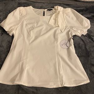 New never worn White blouse size large